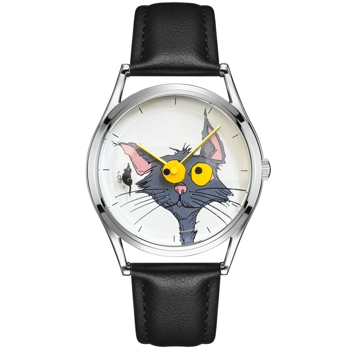 NekoMouse™ "The Eternal Chase" Animated Wristwatch