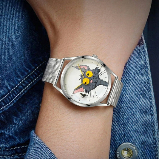 NekoMouse™ "The Eternal Chase" Animated Wristwatch