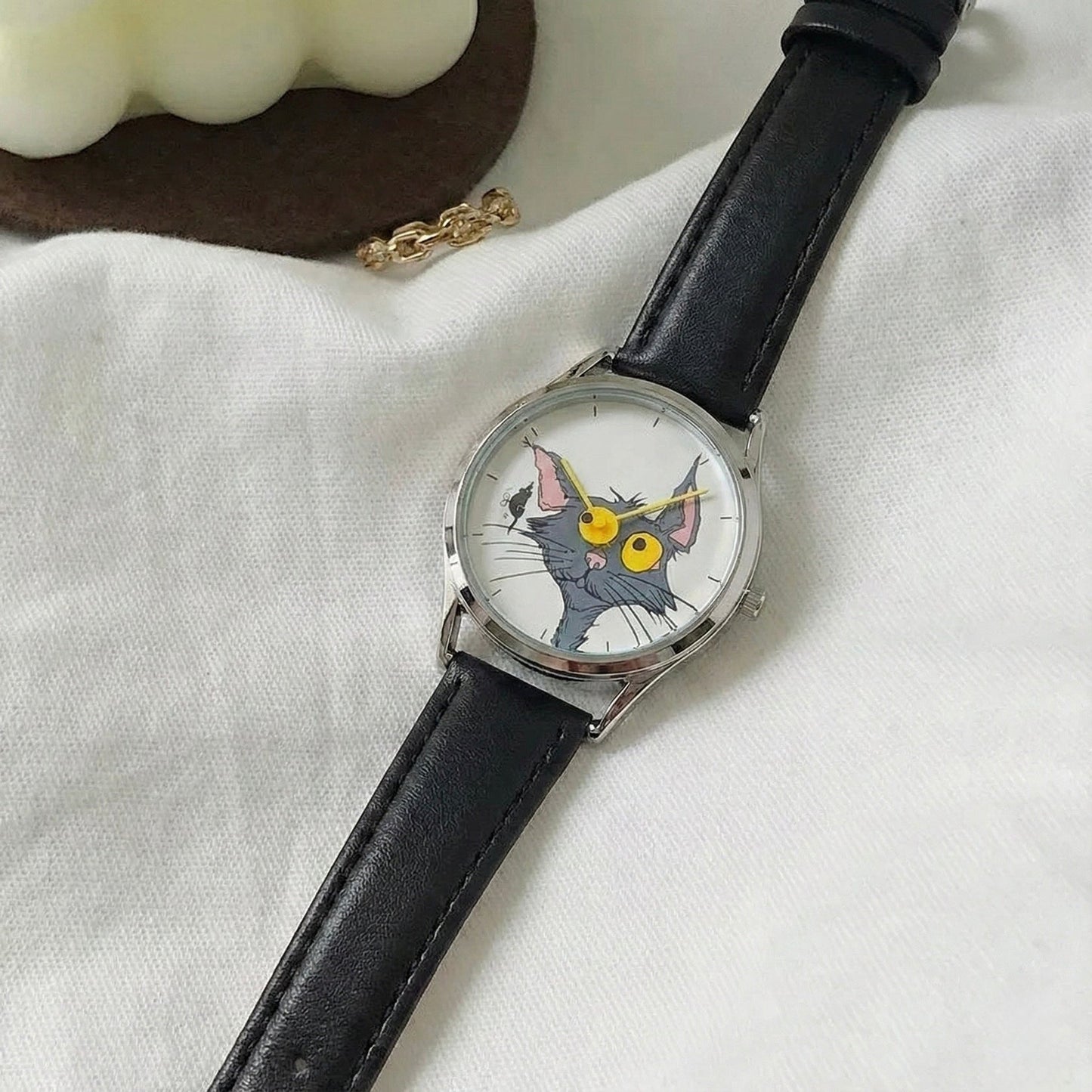 NekoMouse™ "The Eternal Chase" Animated Wristwatch